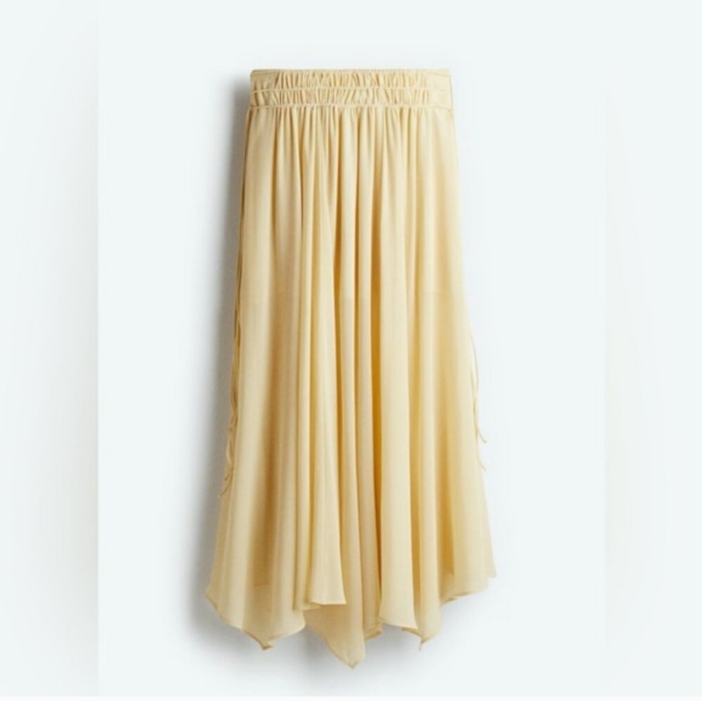 H&M Yellow Boho Skirt